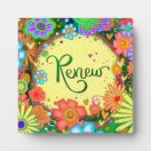 再かわいらし生お洒落フローラ フォトプラーク (正面)