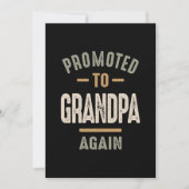 再びおじいちゃんに昇進 – 父とおじいちゃん 招待状 (正面)