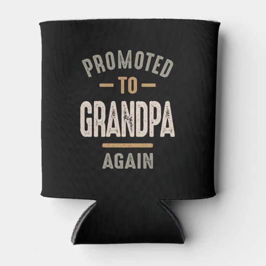 再びおじいちゃんに昇進 – 父とおじいちゃん 缶クーラー (正面)