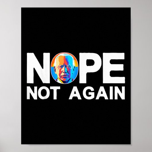 再びおもしろいバイデン氏プロトランプ ポスター (正面)