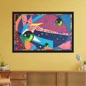 再びお会いできて嬉しい – Ken Gage Art キャンバスプリント (インサイチュ (リビング))