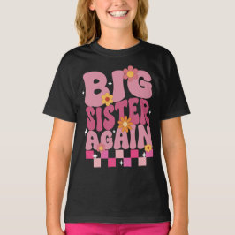 再びお姉さんに昇格！女の子用トドラー Tシャツ