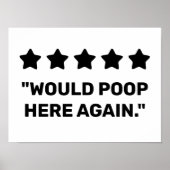 再びここにウンチ ポスター (正面)