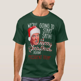 再びことわざ・メリー・クリスマスを始める Tシャツ