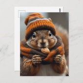 再びひったくりをキャッチ – リスAi画像 ポストカード (正面/裏面)