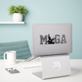 再びアイダ素晴らしホ国旗を作る遊 – マグカ上 シール (デスク上のノートパソコン)