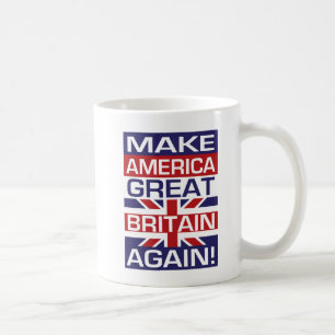 再びアメリカの素晴らしイギリスを! コーヒーマグカップ
