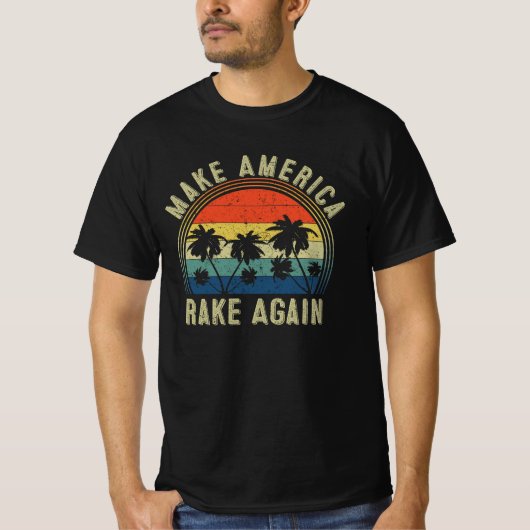 再びアメリカを熊手にする Tシャツ (正面)