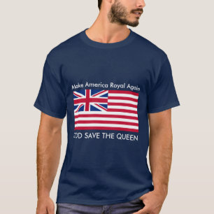 再びアメリカを王室の作る Tシャツ