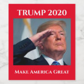 再びアメリカを素晴らし作る ワインラベル (シングルラベル)