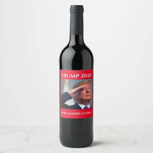 再びアメリカを素晴らし作る ワインラベル (正面)