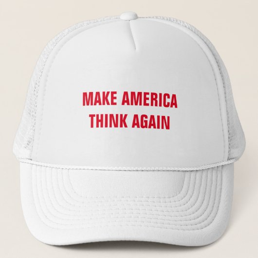 再びアメリカを考え作る キャップ (正面)