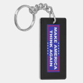 再びアメリカを考え作る キーホルダー (正面左)