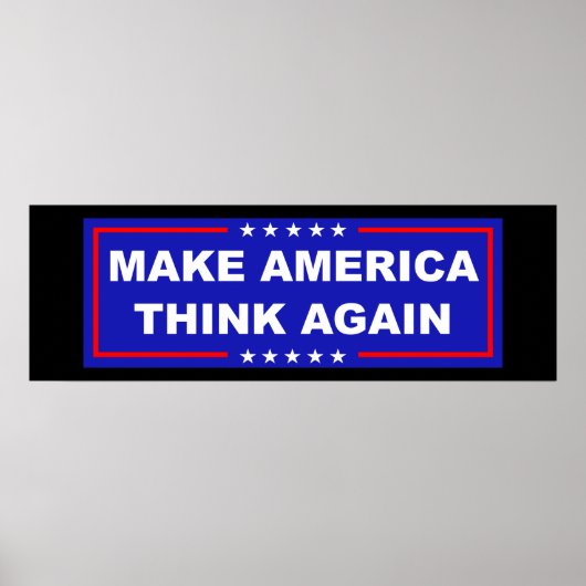 再びアメリカを考え作る ポスター (正面)