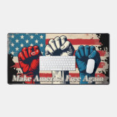 再びアメリカを自由にする デスクマット (キーボード&マウス)