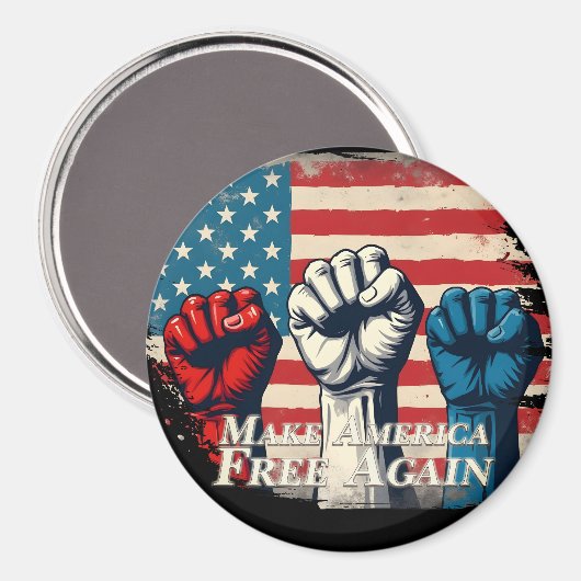 再びアメリカを自由にする マグネット (正面/裏面)