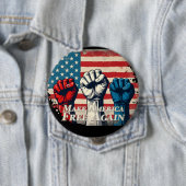 再びアメリカを自由にする 缶バッジ (インサイチュ)