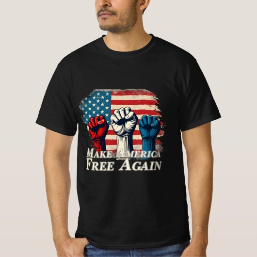再びアメリカを自由にする Tシャツ (正面)