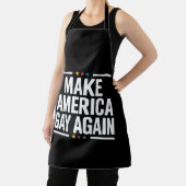 再びアメリカゲイおもしろいをゲイプライド月にする エプロン (インサイチュ)