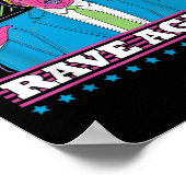 再びアメリカレイヴにトランプおもしろいEdmシャツを作る ポスター (角)