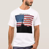 再びアメリカ油を素晴らし作る Tシャツ (正面)