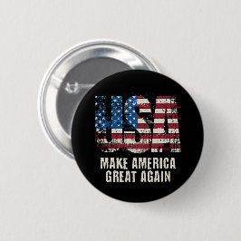 再びアメリカ素晴らしをステッカー 缶バッジ
