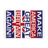 再びアメリカ素晴らしイギリスを作る!それはで見えるだろう マグネット (横)