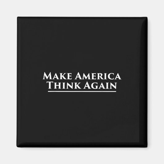 再びアメリカ考えをアンチトランプに抗議させる マグネット (正面)