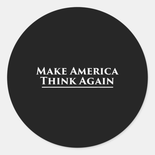 再びアメリカ考えをアンチトランプに抗議させる ラウンドシール (正面)