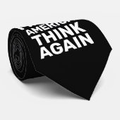 再びアメリカ考え人を政治的な風刺先生にする ネクタイ (ロール)