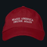 再びアメリカ飲を作るおもしろい 刺繍入りキャップ<br><div class="desc">再びアメリカ飲をハットおもしろいにする。</div>