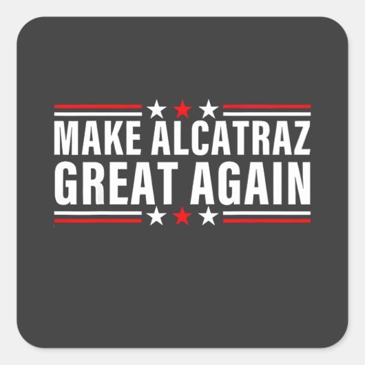 再びアルカトラズを素晴らし作る スクエアシール (正面)