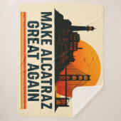 再びアルカトラ素晴らしスをおもしろい作る シェルパブランケット (正面)