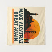 再びアルカトラ素晴らしスをおもしろい作る タペストリー (正面(横))