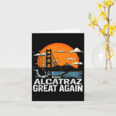 再びアルカトラ素晴らしズをおもしろいトランプAlcatraz Ret カード (黄色い花)