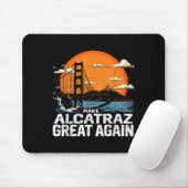 再びアルカトラ素晴らしズをおもしろいトランプAlcatraz Ret マウスパッド (マウス)