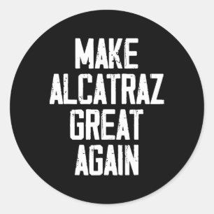 再びアルカトラ素晴らしズをおもしろいトランプAlcatraz Ret ラウンドシール