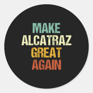再びアルカトラ素晴らしズをおもしろいトランプAlcatraz Ret ラウンドシール