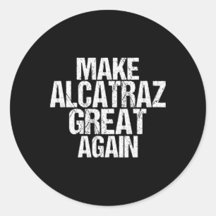 再びアルカトラ素晴らしズをおもしろいトランプAlcatraz Ret ラウンドシール