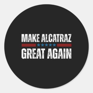 再びアルカトラ素晴らしズをおもしろいトランプAlcatraz Ret ラウンドシール