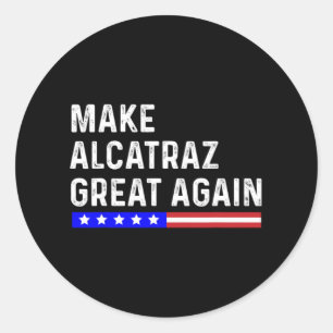 再びアルカトラ素晴らしズをおもしろいトランプAlcatraz Ret ラウンドシール