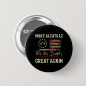 再びアルカトラ素晴らしズをおもしろいトランプAlcatraz Ret 缶バッジ (正面&裏面)