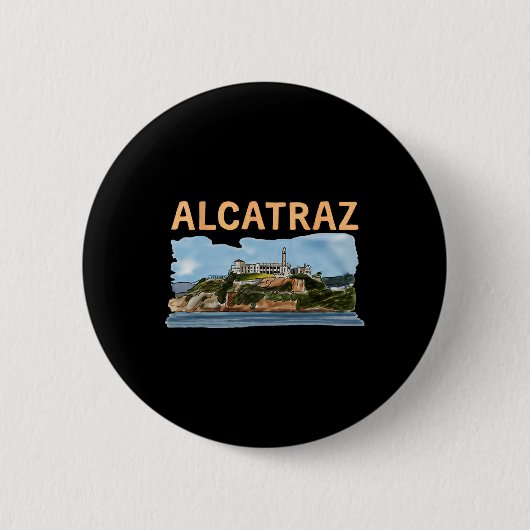 再びアルカトラ素晴らしズをおもしろいトランプAlcatraz Ret 缶バッジ (正面)