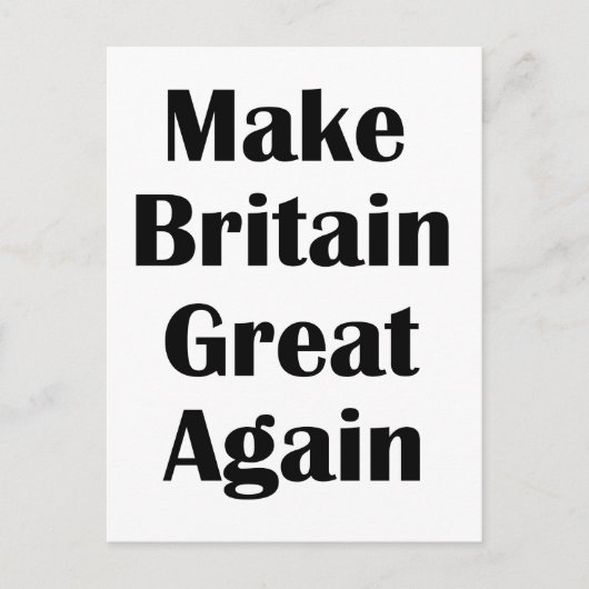 再びイギリス素晴らしする シーズンポストカード (正面)