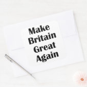 再びイギリス素晴らしする スクエアシール (封筒)