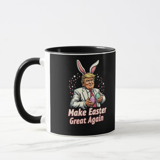 再びイースター素晴らしトランプの卵を作る マグカップ (左)