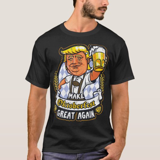 再びオクトーバーフェスト素晴らしをおもしろい飲むT Tシャツ (正面)