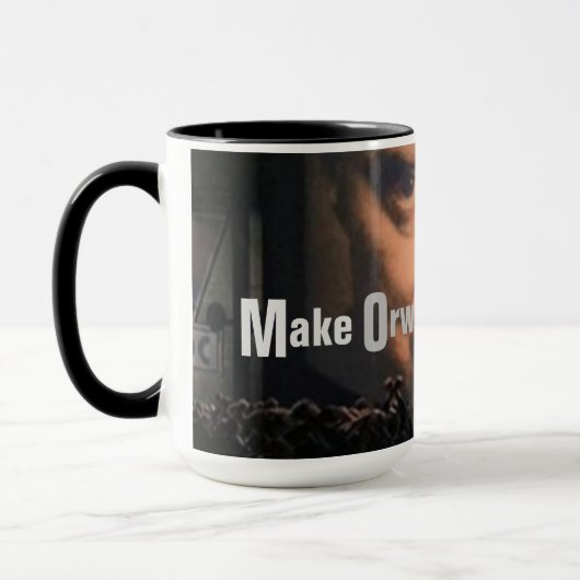 再びオーウェル・フィクションを作る マグカップ (左)