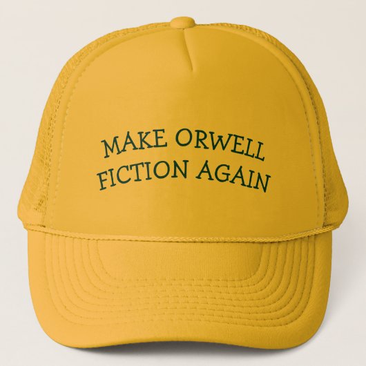 再びキャップを作るORWELL FICTIONを曲げ印刷 キャップ (正面)