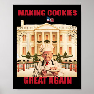 再びクッキー素晴らしを作るおもしろいトランプがアメリカを奪う ポスター